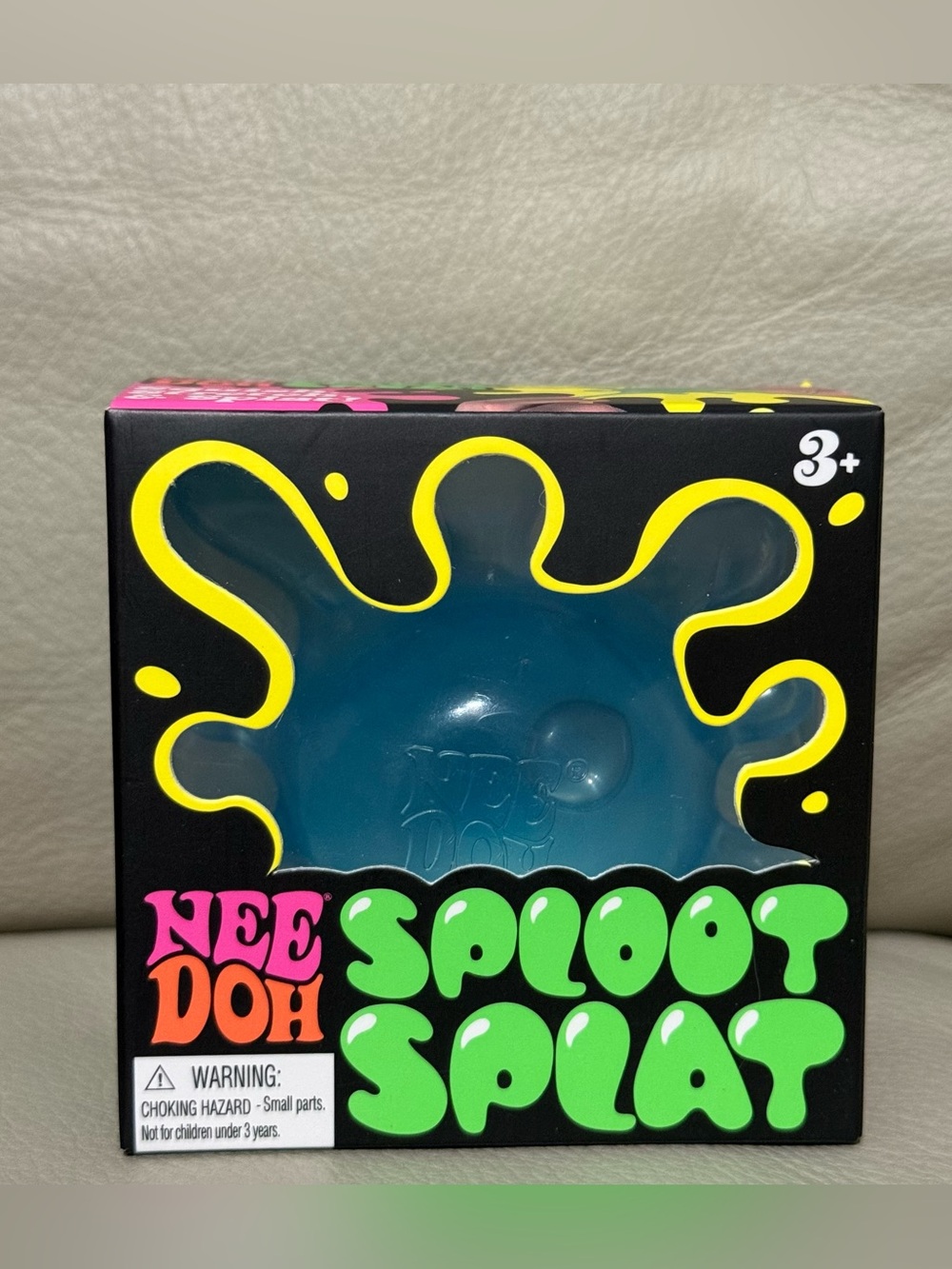 NEW Schylling NeeDoh Sploot Splat BLUE Squishy Fidget Toy Authentic
